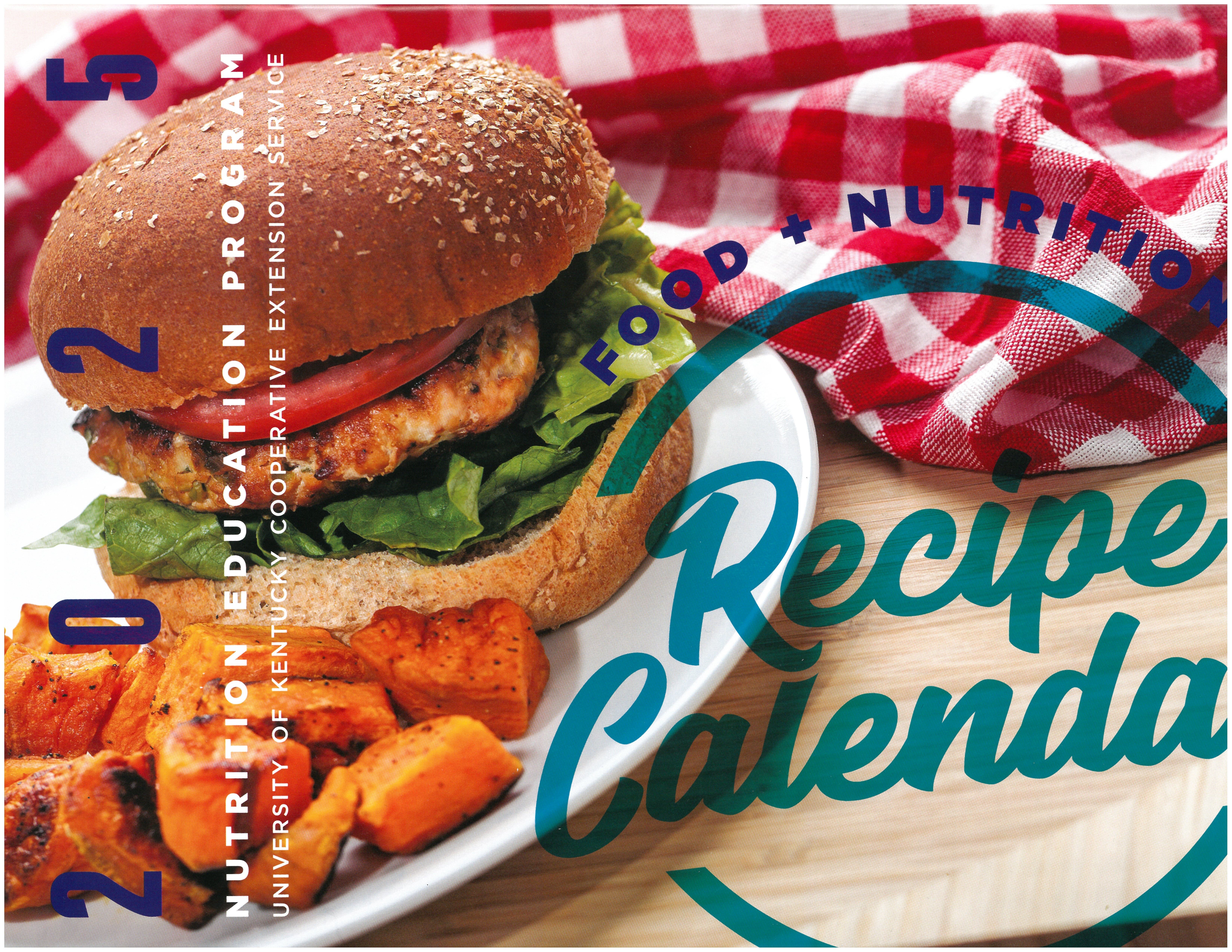 2025 Food + Nutrition Recipe Calendar cover