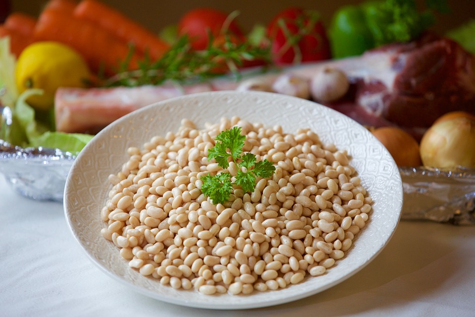 Bowl of white beans